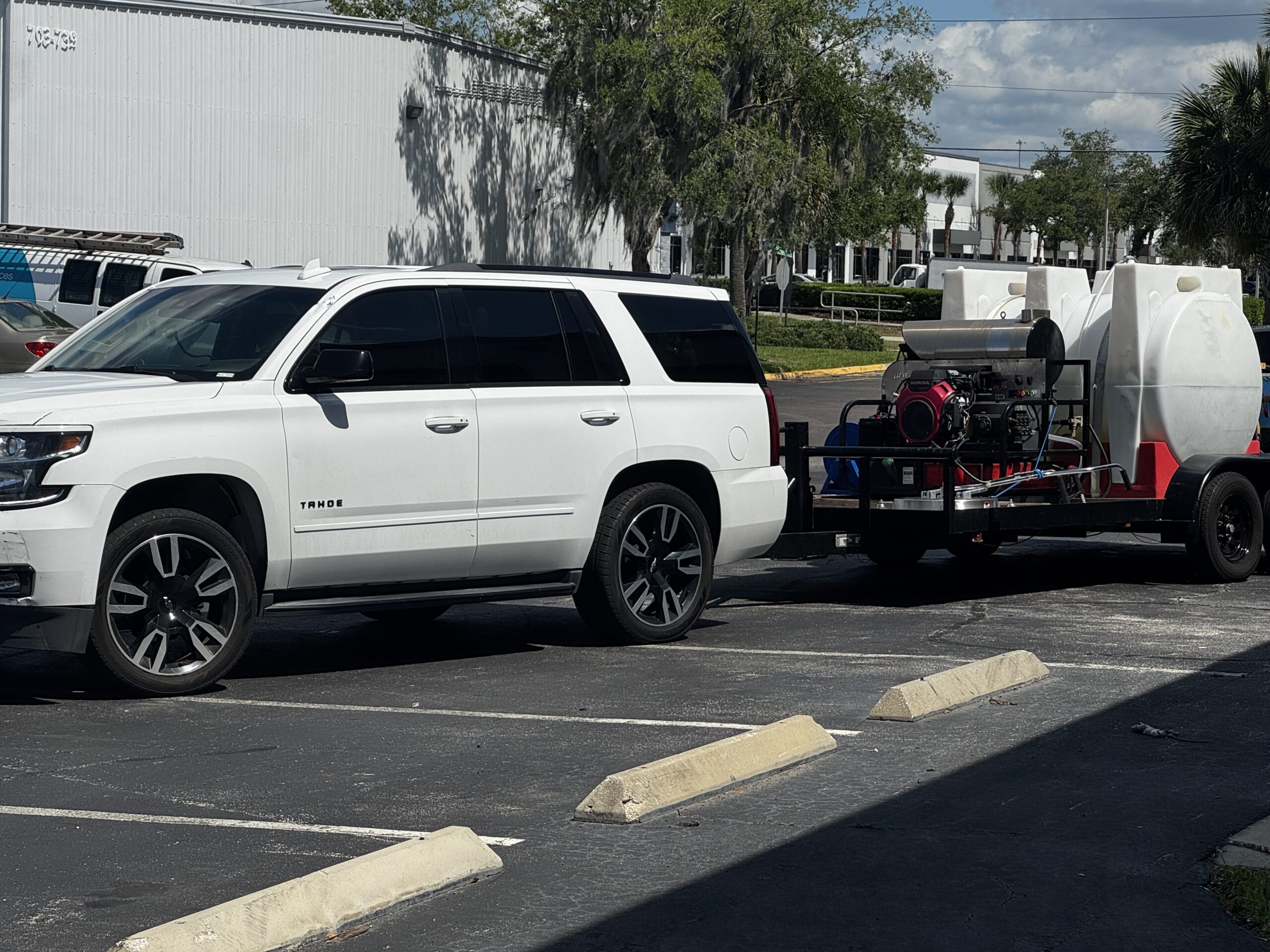 Accurate Ventures mobile wash and detail service vehicle