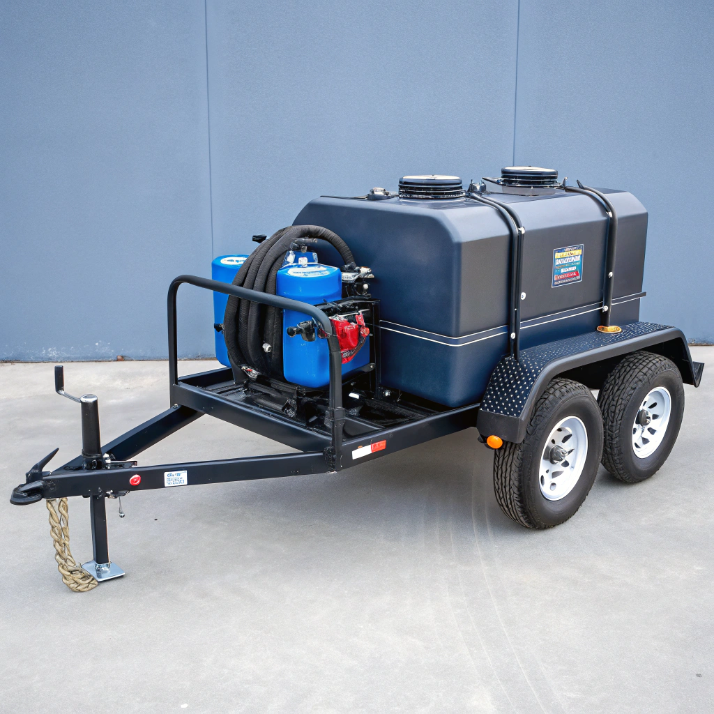 Professional pressure washing equipment