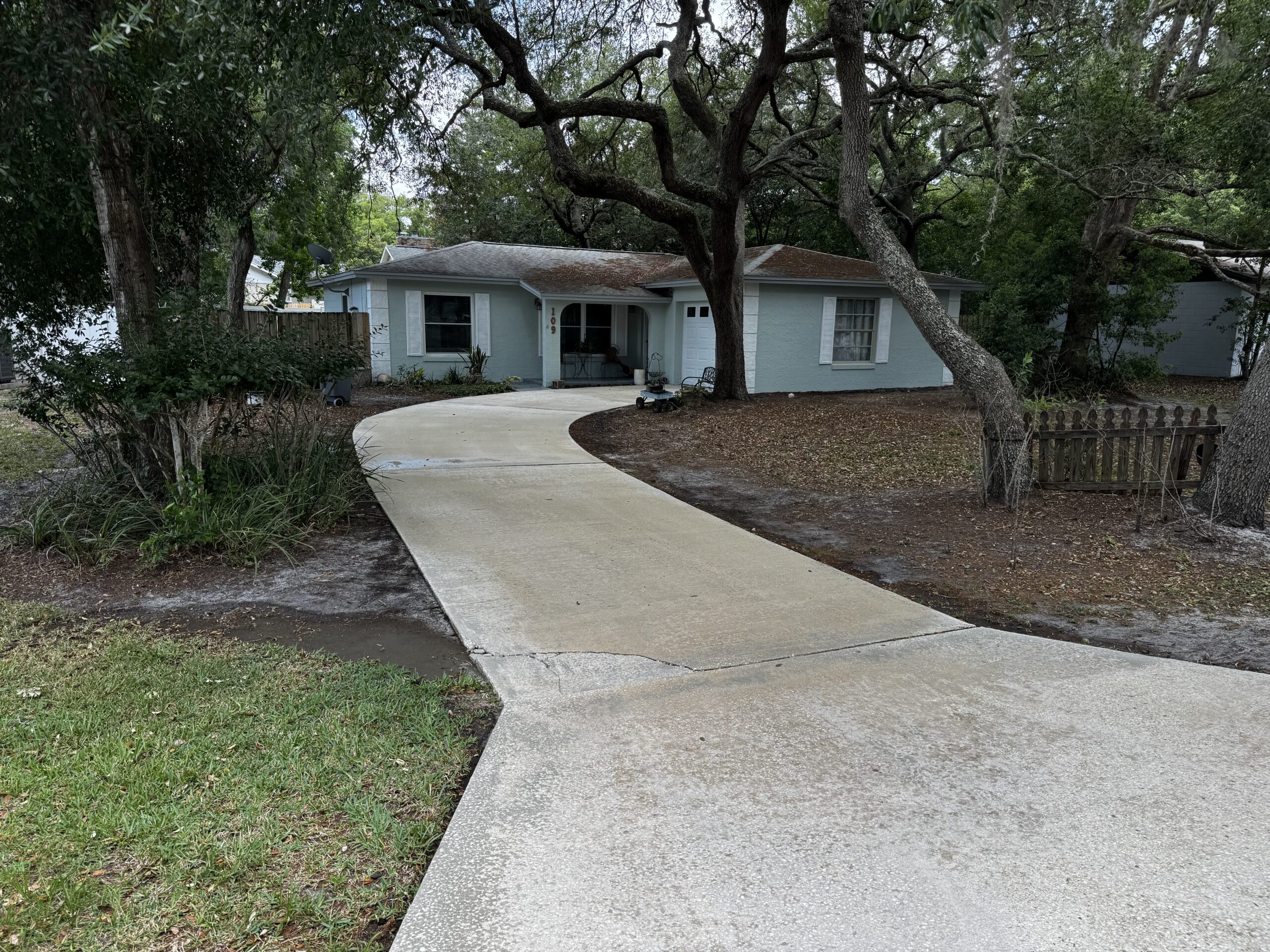 Clean house exterior